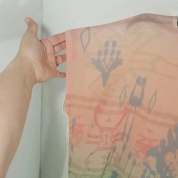 {Roper} Women's Western Print Sheel Sleevesless Top Size XL - Picture 5 of 11